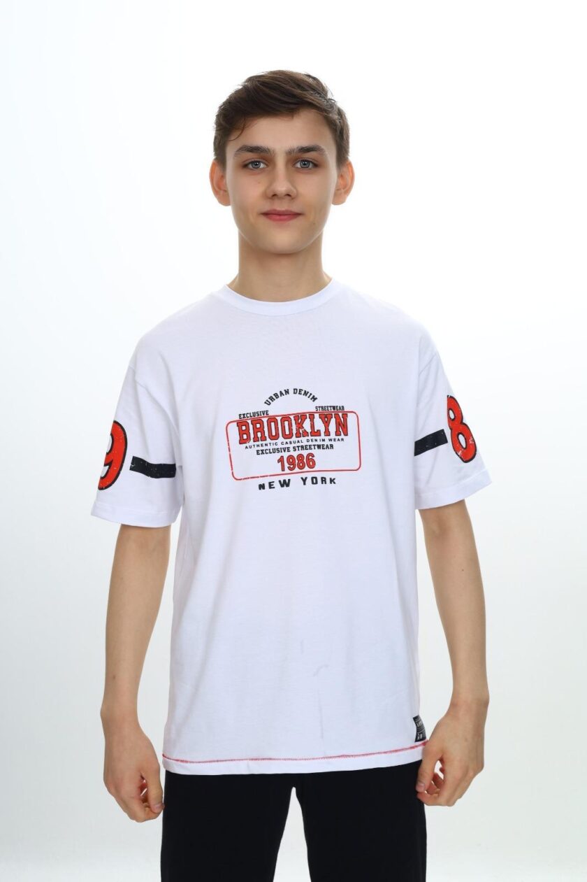 T-shirt dla chłopca z nadrukiem-4727