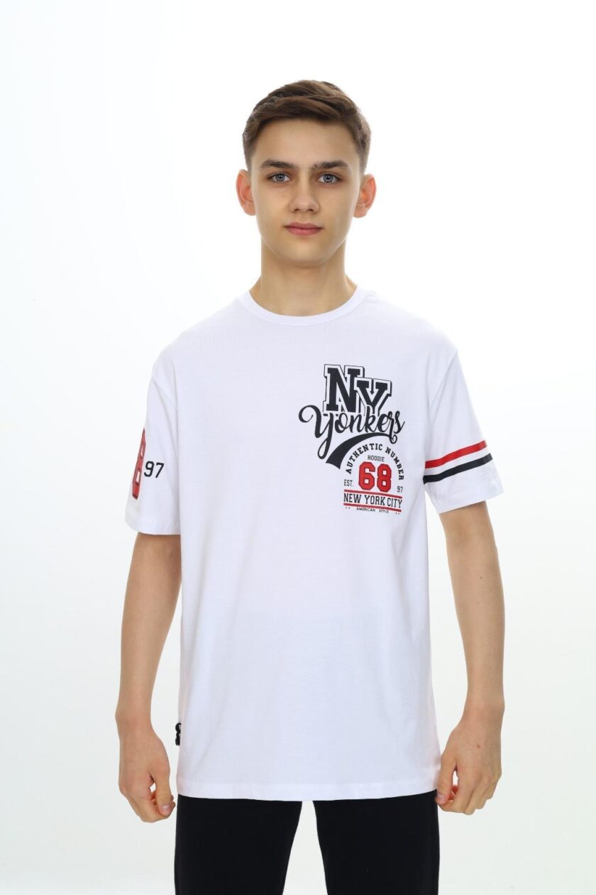 T-shirt dla chłopca z nadrukiem-4700